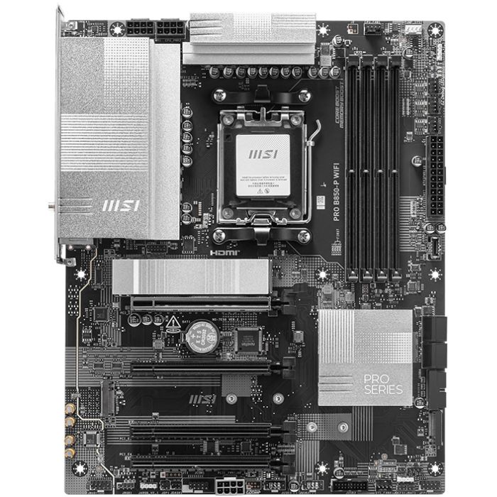 MSI PRO B850-P WiFi Placa Base AMD AM5 B850 DDR5 256GB WiFi 7 ATX - 911-7E56-008 1