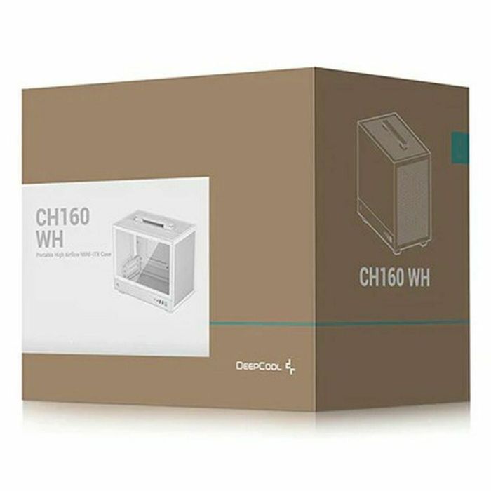 Deepcool Caja Ordenador Gaming Mini-ITX CH160, Blanco, Compatible con Tarjetas Gráficas hasta 30.5 cm, Panel de Vidrio Templado 4 Deepcool Caja Ordenador Gaming Mini-ITX CH160, Blanco, Compatible con Tarjetas Gráficas hasta 30.5 cm, Panel de Vidrio Templado 4