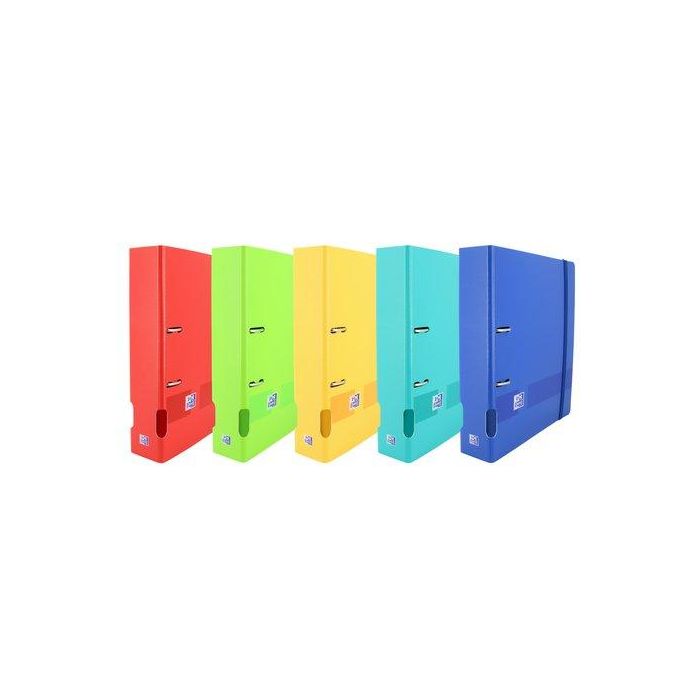 Archivador Palanca Oxford Live&Go Polyfoam A4+ 70Mm Surtido (5 Col.) (Set de 5)