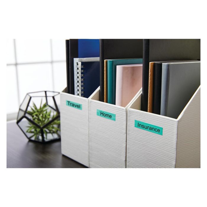 DYMO Cinta LM D1 12mmx7m Negro/verde 13