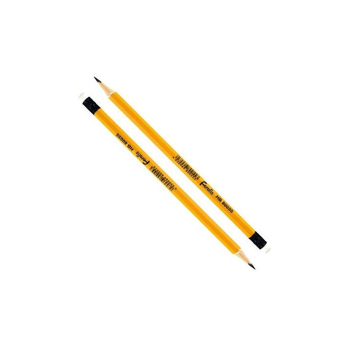 Lapiz De Grafito Forofis Hexa Con Goma - Hb 12 unidades