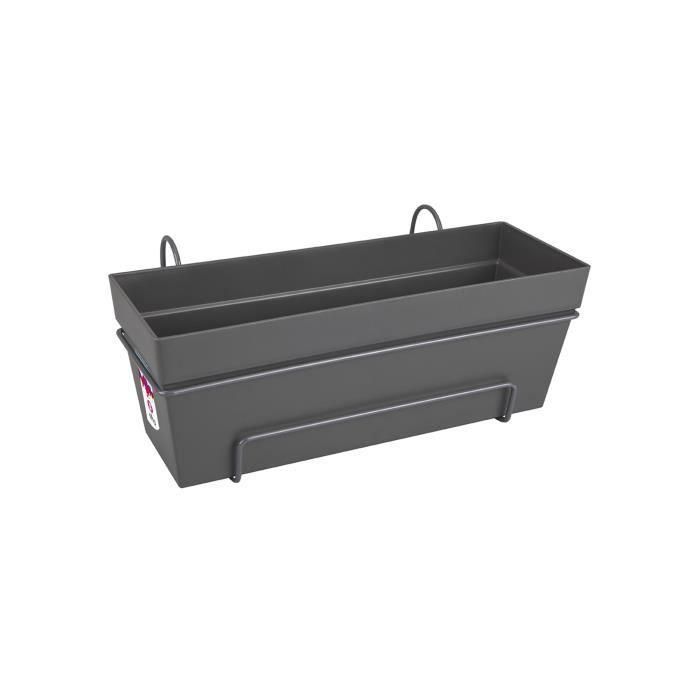 ELHO Macetero Loft Urban Allin1 - 50 cm - gris antracita ELHO Macetero Loft Urban Allin1 - 50 cm - gris antracita