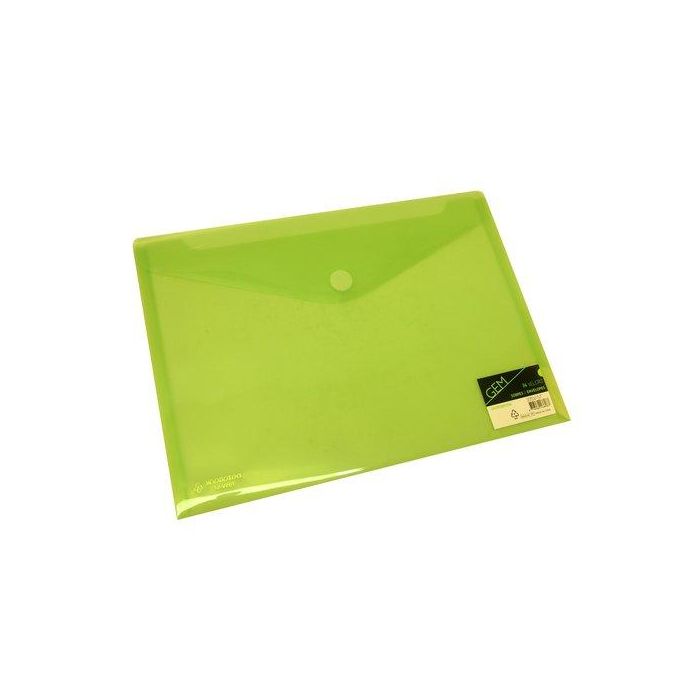 Dosier Sobre Databank Pp Velcro A4 Verde (Set de 12)