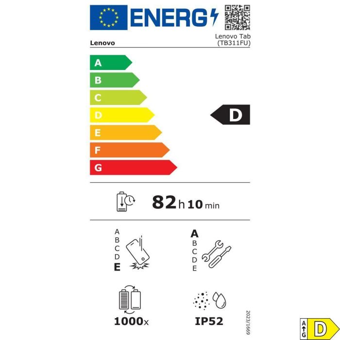 Lenovo Tablet M10 Plus (3rd Gen) Mediatek Helio G85 Octa Core 4GB RAM 128GB Almacenamiento 10.1" FHD Android 14 5100mAh Luna Grey Zaeh 5