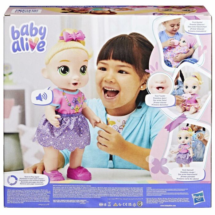 Hasbro Muñeca interactiva Baby Alive Baby Grows LaLa GooGoo HASG14445X0, más de 75 sonidos y frases, para niños de 3 años en adelante 11