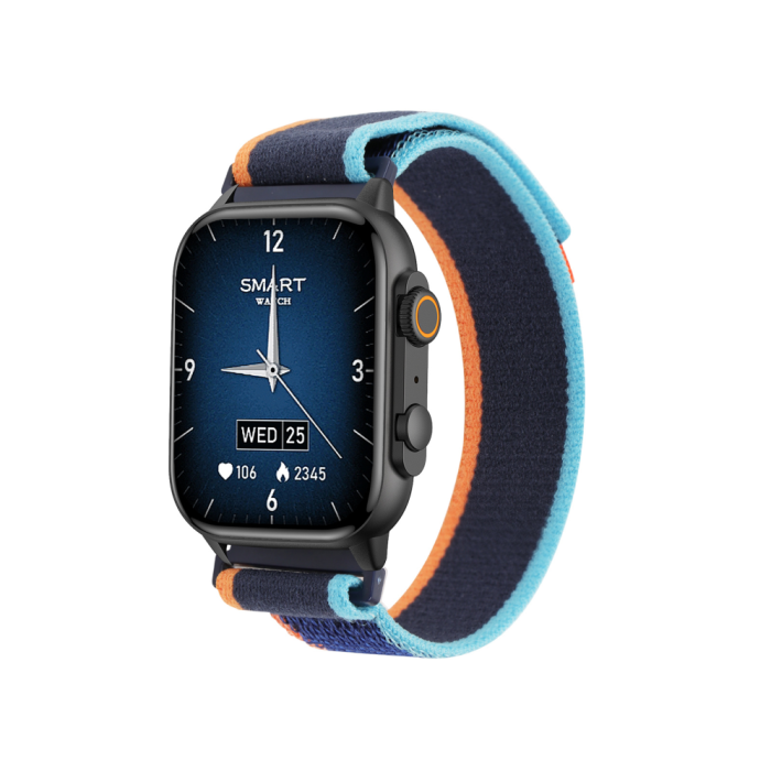 Trevi T-FIT 430 A Smartwatch Pantalla Táctil AMOLED 1.95" Monitor Cardíaco Oxígeno en Sangre IP68 Gris Compatible iOS Android