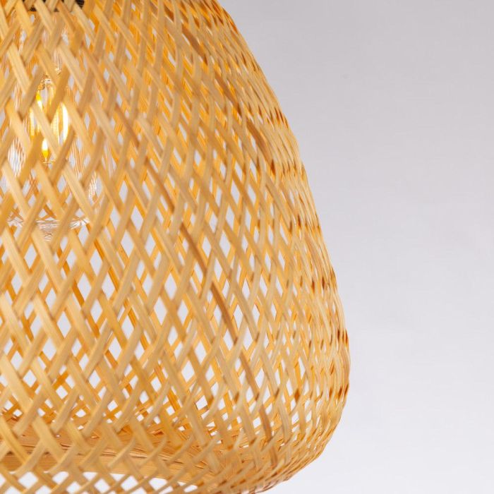 Lámpara Colgante Albacete de Ratán Natural Estilo Boho-Chic con Casquillo E27 para una Iluminación Versátil y Cálida - SKD-P80119 3