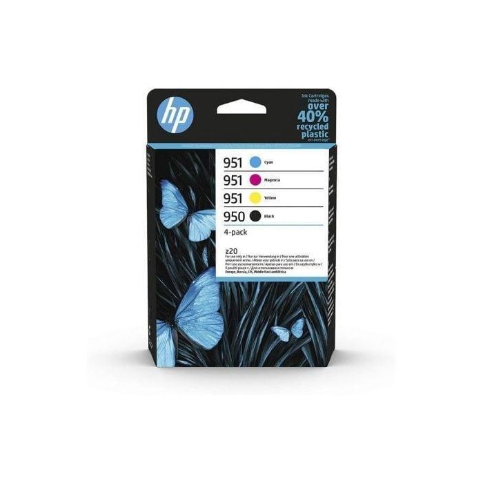 Hp Tinta Bk, C, M, Y, Officejet Pro 250, 270, 8100, 8600 Series - Nº 950 + 951 *Pack De 4*