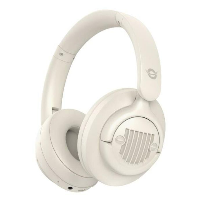Conceptronic Auriculares Inalámbricos ALVAH02C Crema con Cancelación de Ruido Activa (ANC) y Bluetooth 5.4