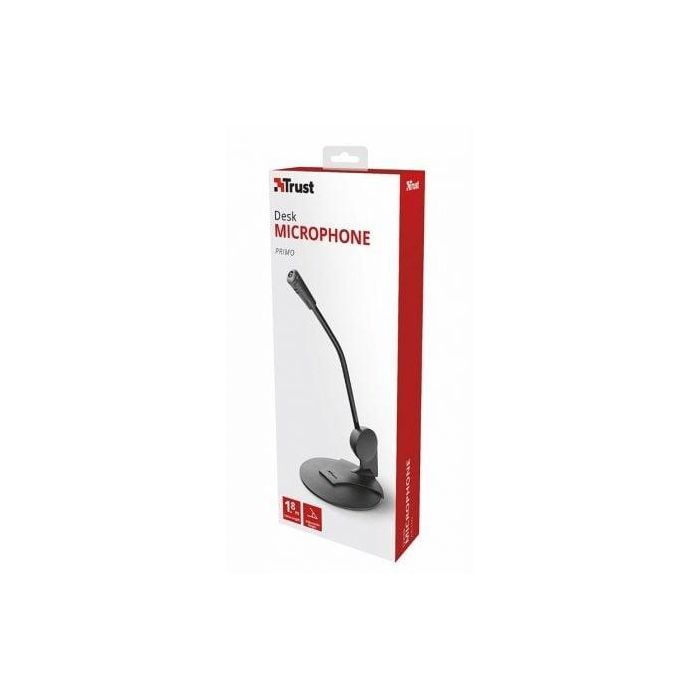 Trust Micrófono De Escritorio Primo Alta Sensibilidad C-Pedestal Ajustable Cable 1,8M Negro 4 Trust Micrófono De Escritorio Primo Alta Sensibilidad C-Pedestal Ajustable Cable 1,8M Negro 4