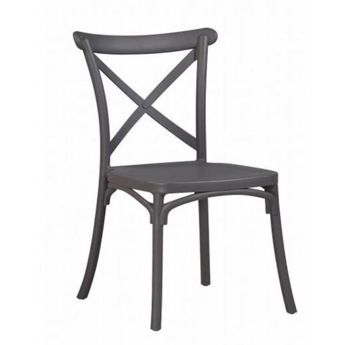 Silla Terraza Y Jardin DKD Home Decor Negro 51 x 88 x 48 cm (4 Unidades)