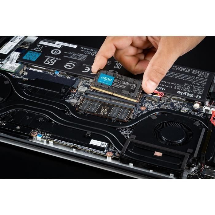 Memoria RAM CRUCIAL DDR5 - Kit 128 GB (2 x 64 GB) - 5600 MT/s - CL46 - SODIMM 2 Memoria RAM CRUCIAL DDR5 - Kit 128 GB (2 x 64 GB) - 5600 MT/s - CL46 - SODIMM 2