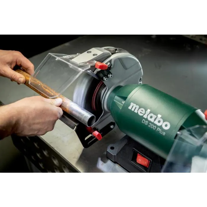 Metabo Amoladora de banco DS 200 Plus, 36 P y 60 N, para trabajos de lijado y desbarbado 1