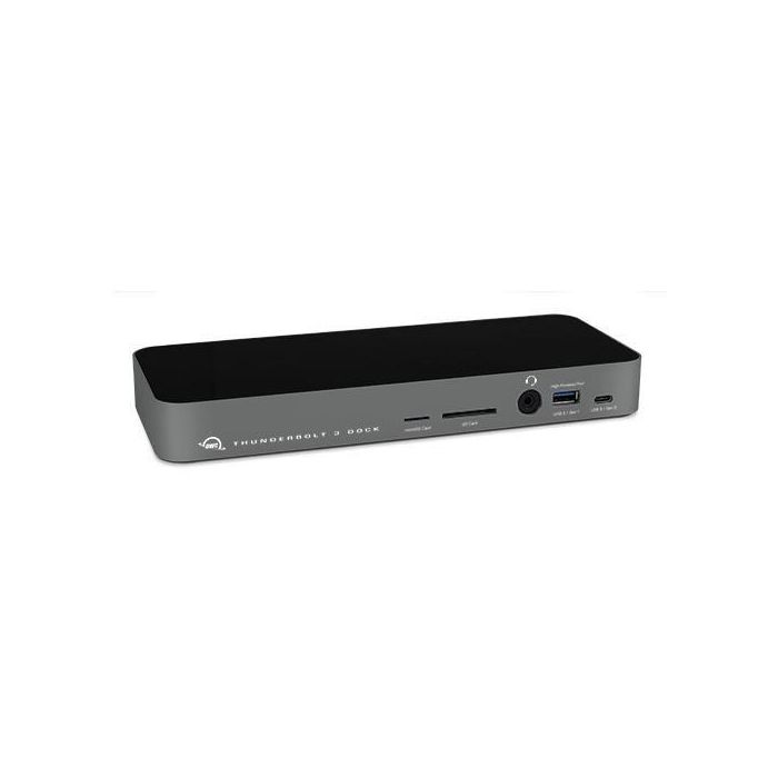 OWC Thunderbolt 3 Dock Estación Base 14 Puertos con 2x TB3, 5x USB 3.1, USB-C, Mini DP, Ethernet, SD, Audio, 85W PD 4