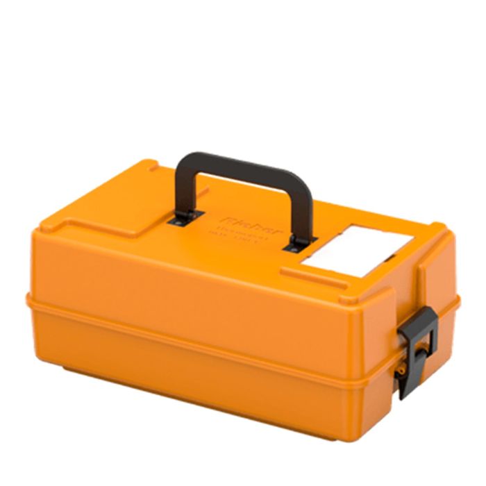 RIEBER Thermoport 10 D Contenedor Isotérmico de Transporte de Comida Caliente, Caja de Polipropileno con Bandeja Acero Inoxidable, 380 x 220 x 153 mm