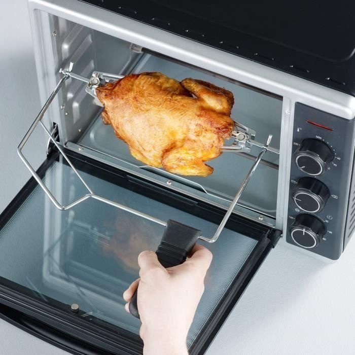 SEVERIN TO2056 - Mini horno - 30 L - 1600 W - Aire caliente - Negro y plata 3