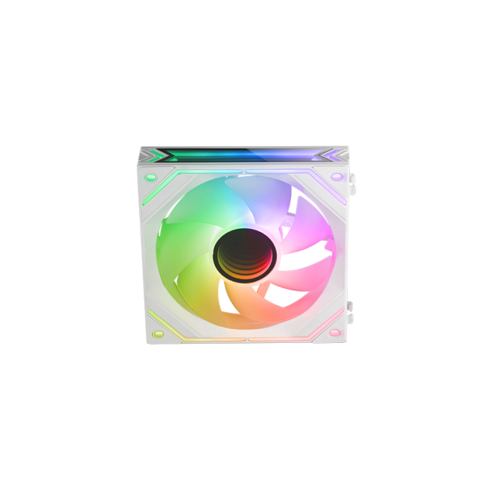 Mars Gaming Mf-Linkfinity, 120Mm Pwm Modular Fan, Linkfinity Contact System, Infinity Mirror Argb 360º, White Mars Gaming Mf-Linkfinity, 120Mm Pwm Modular Fan, Linkfinity Contact System, Infinity Mirror Argb 360º, White