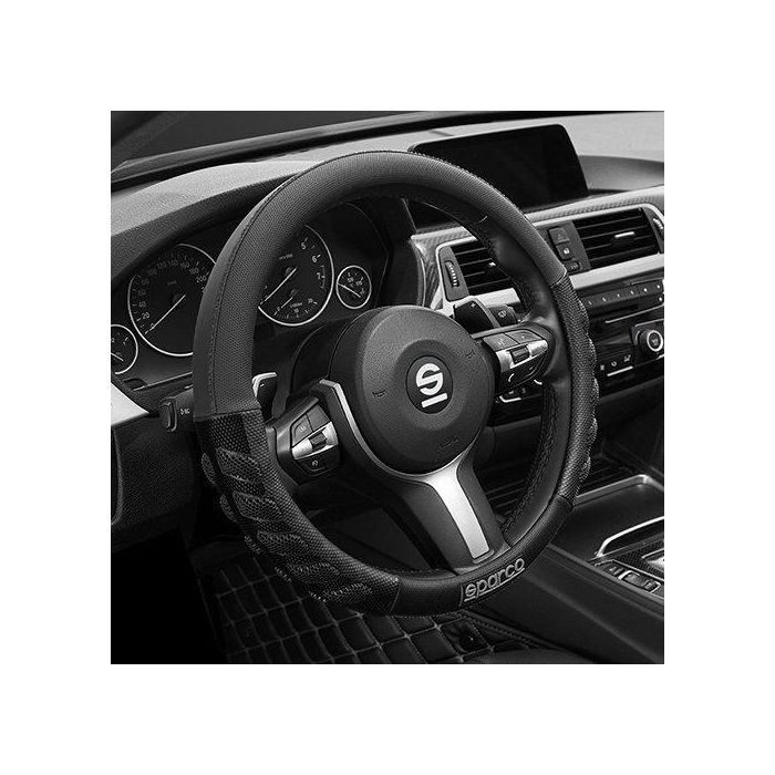 Abc SPCS101BK Funda Volante S101 Negro Accesorio Coche 0 Abc SPCS101BK Funda Volante S101 Negro Accesorio Coche 0