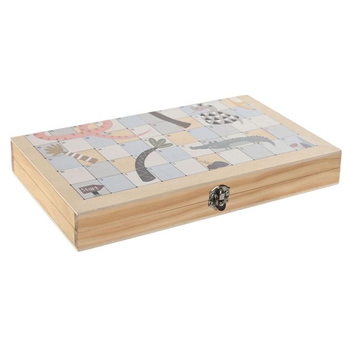 DKD Home Decor Juego de Mesa Infantil de Madera Multicolor Set de 7 piezas 13x3.3x26 cm 1 DKD Home Decor Juego de Mesa Infantil de Madera Multicolor Set de 7 piezas 13x3.3x26 cm 1