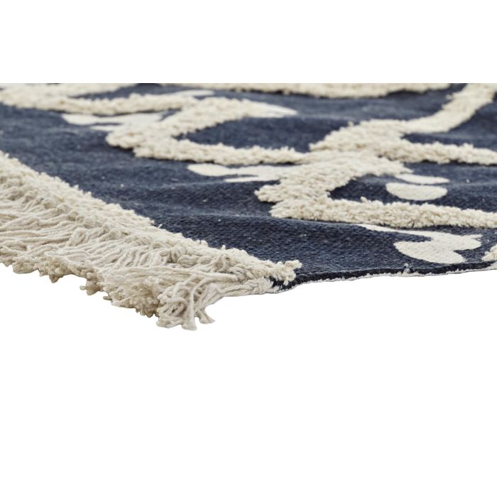 DKD Home Decor Alfombra Azul Marino Beige 180 x 120 cm 3 DKD Home Decor Alfombra Azul Marino Beige 180 x 120 cm 3