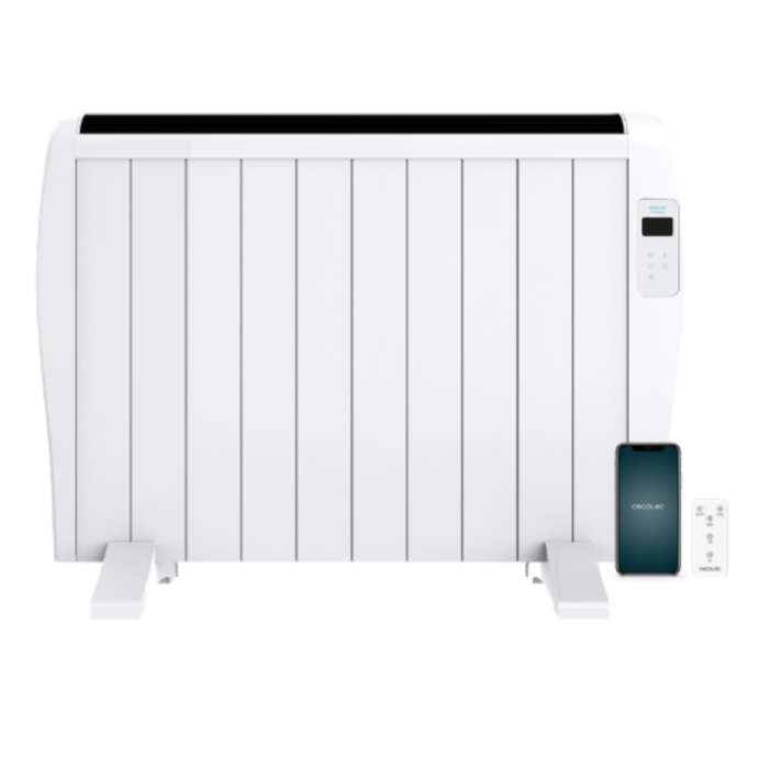 Cecotec ReadyWarm 2000 Thermal Connected Convector 1500 W Blanco Termostato Digital para Interior, Pared o Suelo