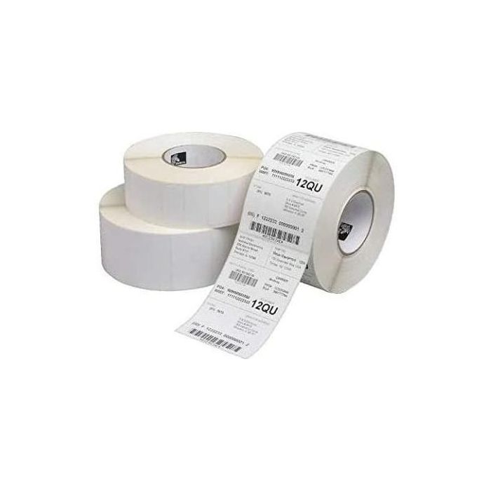 Zebra Etiqueta Térmica Directa 105x200mm, Núcleo 76mm, Adhesivo Permanente, Papel Liso, Compatible FDA para Alimentos
