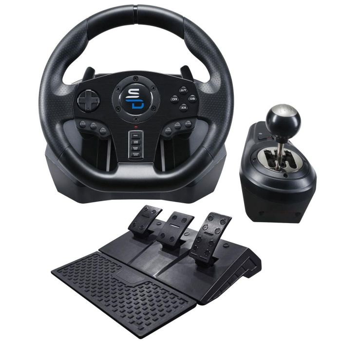 Subsonic Volante de Carreras GS850-X con Cambio Manual, 3 Pedales y Levas para PS4 / Xbox 7