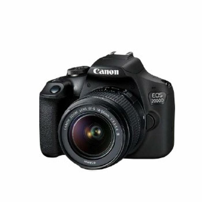 Canon EOS 2000D Cámara Réflex Digital 24.1 MP CMOS Full HD Wi-Fi Negro
