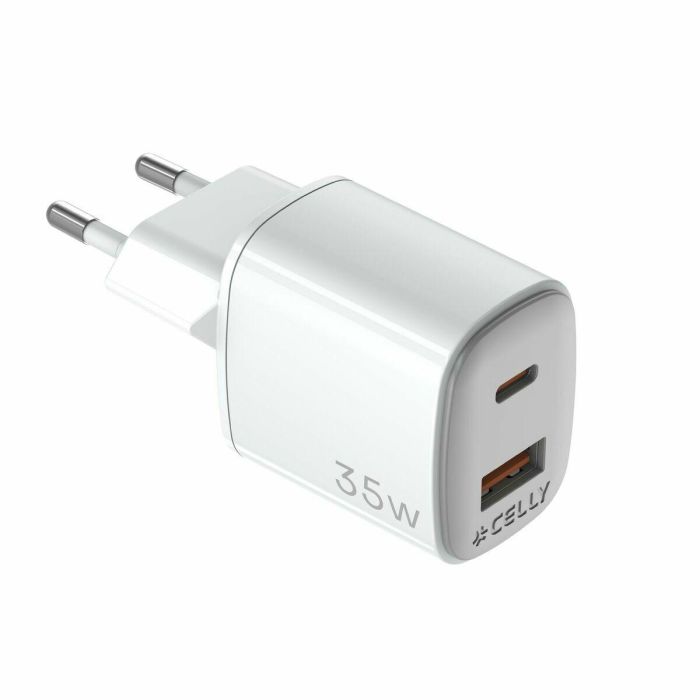 Cargador de Pared Celly UPTC1USB1USBC35 0 Cargador de Pared Celly UPTC1USB1USBC35 0