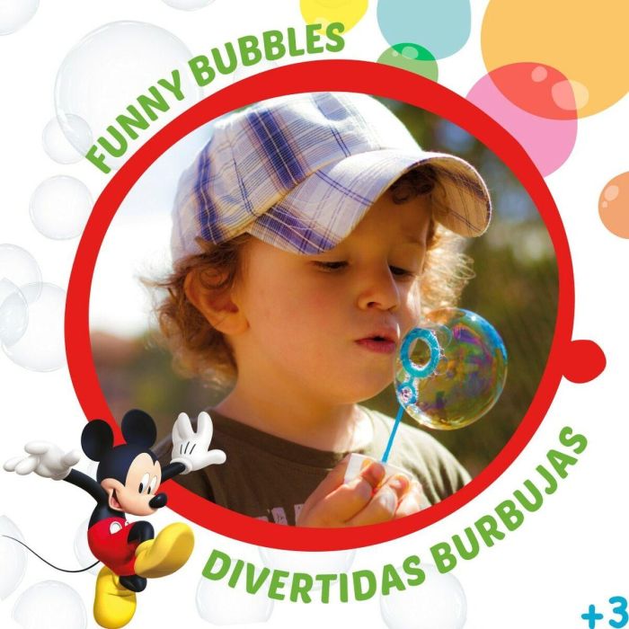Pompero Mickey Mouse 60 ml 3,8 x 11,5 x 3,8 cm (216 Unidades) 2 Pompero Mickey Mouse 60 ml 3,8 x 11,5 x 3,8 cm (216 Unidades) 2