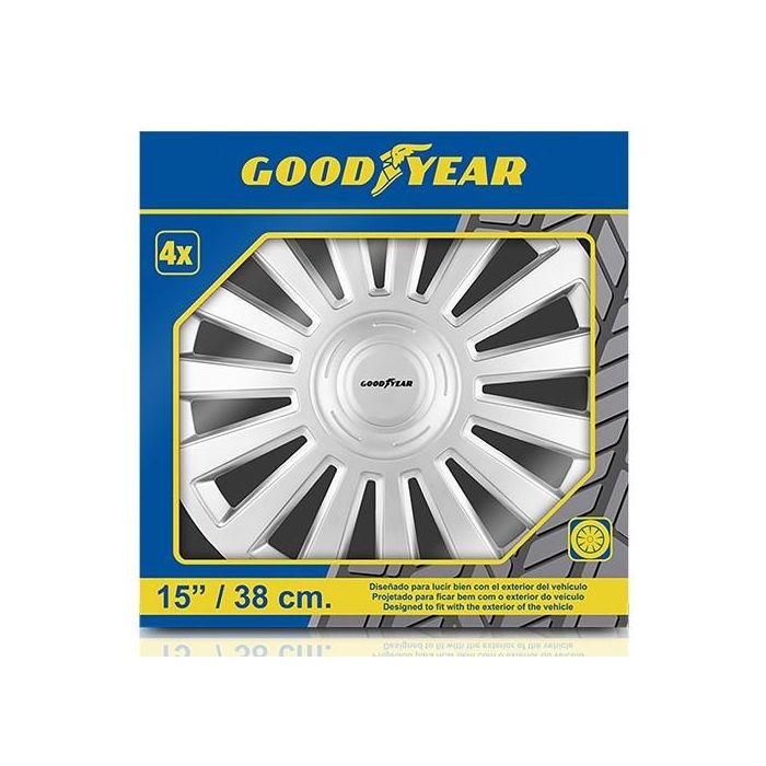 Tapacubos Estambul Plata 15" GOD9065 4 Tapacubos Estambul Plata 15" GOD9065 4