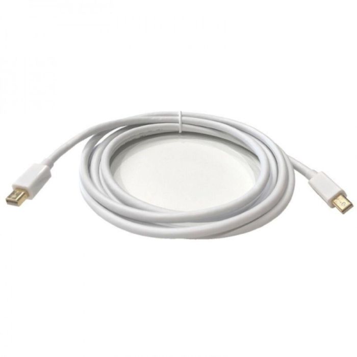 3GO CMDPMDP-2M Cable DisplayPort con Conectores Mini DisplayPort a Mini DisplayPort 2m Blanco