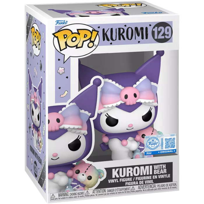 Figura POP Kuromi - Kuromi with Bear Exclusive 1 Figura POP Kuromi - Kuromi with Bear Exclusive 1