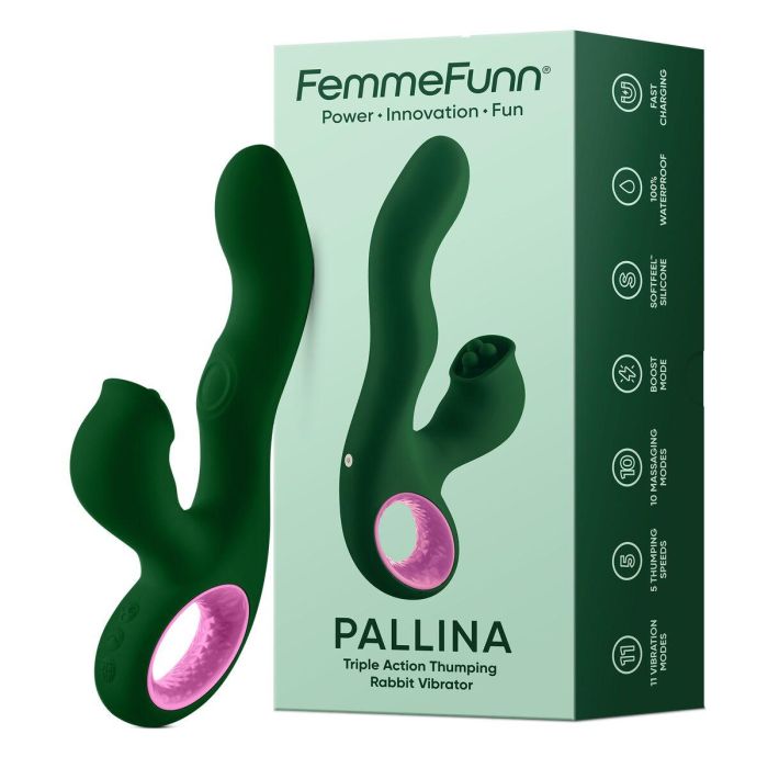 Vibrador Punto G FemmeFunn Verde 2