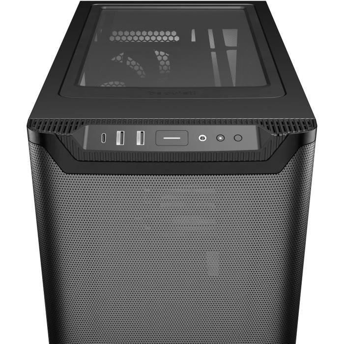 be quiet! PURE BASE 501 Caja PC Midi Tower Airflow con Ventana Vidrio Templado Negra ATX USB 3.2 Gen 2 5