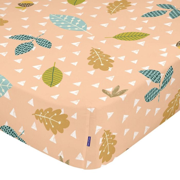 Sábana Bajera HappyFriday MOSHI MOSHI Multicolor Marrón claro 70 x 140 x 14 cm 0 Sábana Bajera HappyFriday MOSHI MOSHI Multicolor Marrón claro 70 x 140 x 14 cm 0