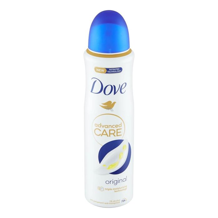Dove Original spray 0% alcohol anti-transpirant 150 ml vaporizador para mujer Dove Original spray 0% alcohol anti-transpirant 150 ml vaporizador para mujer