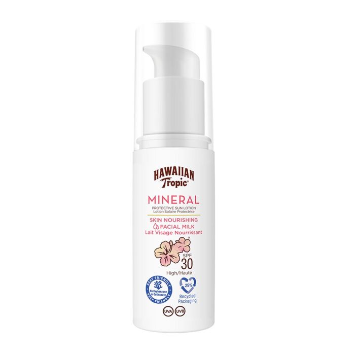 Hawaiian Tropic Mineral skin leche facial SPF30 50 ml Hawaiian Tropic Mineral skin leche facial SPF30 50 ml