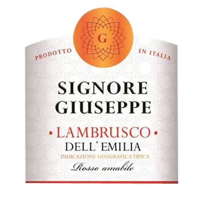 Signore Giuseppe Rosso Lambrusco Dell'Emilia Red - 75 cl 1