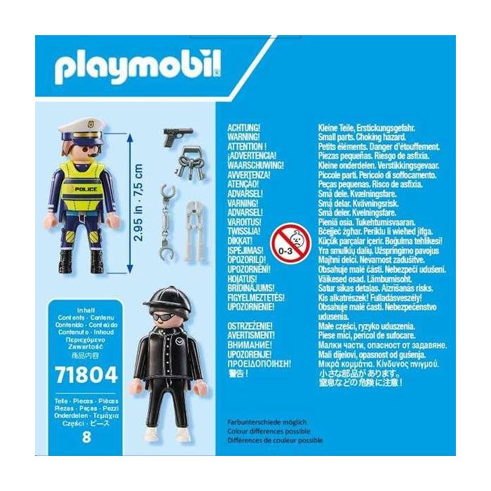 Policía y ladrón playmobil action heroes. 3 Policía y ladrón playmobil action heroes. 3