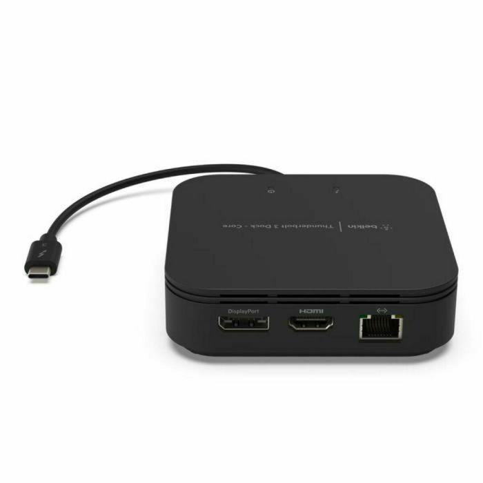 Belkin Docking Usb-C A 1Xthunderbolt 3 1Xusb-C Pd 1Xdp 1Xhdmi 4K 1Xusb-A 3.0 1Xusb-A 2.0 1Xaudio 1x1 grb Rj45 Negro 1