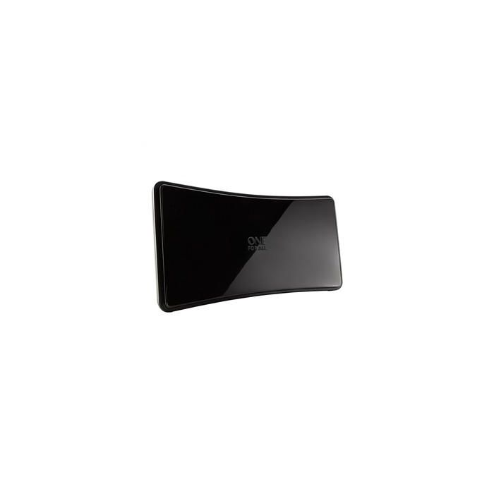 One For All Antena Interior TV Amplificada Full HD 5G, Ultra HD, Filtro Bloqueo 3G/4G/5G, Diseño Curvado One For All Antena Interior TV Amplificada Full HD 5G, Ultra HD, Filtro Bloqueo 3G/4G/5G, Diseño Curvado