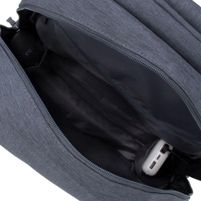 Rivacase 7567 Mochila Portátil 17.3 Pulgadas Prater - Protección Antirrobo, Carga USB, Gris Oscuro 14 Rivacase 7567 Mochila Portátil 17.3 Pulgadas Prater - Protección Antirrobo, Carga USB, Gris Oscuro 14