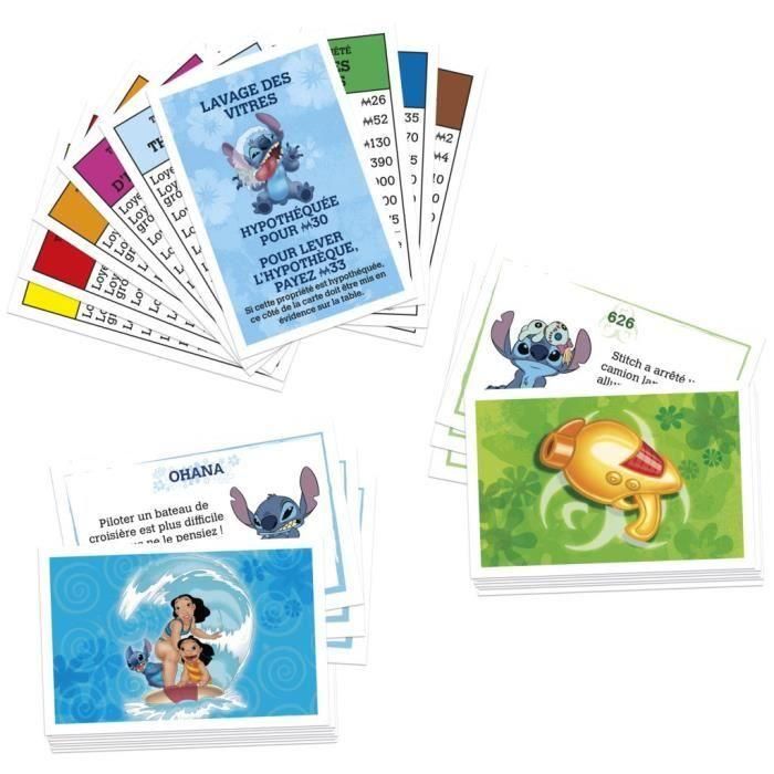 Monopoly Stitch, juego de mesa, de 2 a 4 jugadores, 30 minutos, edición Disney Lilo & Stitch, a partir de 8 años 3 Monopoly Stitch, juego de mesa, de 2 a 4 jugadores, 30 minutos, edición Disney Lilo & Stitch, a partir de 8 años 3