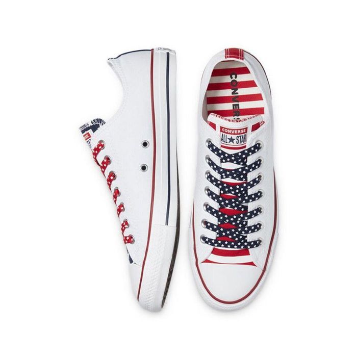 Zapatillas Casual de Mujer Converse Chuck Taylor Stars Stripes Blanco 35 6