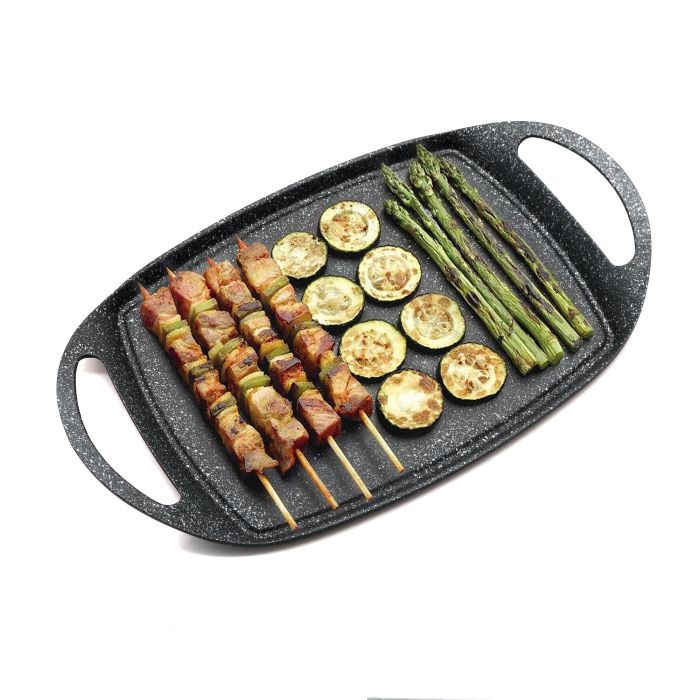 Parrilla rectangular lisa Quttin 36 x 22.5 x 3.7 cm (6 Unidades) 6 Parrilla rectangular lisa Quttin 36 x 22.5 x 3.7 cm (6 Unidades) 6