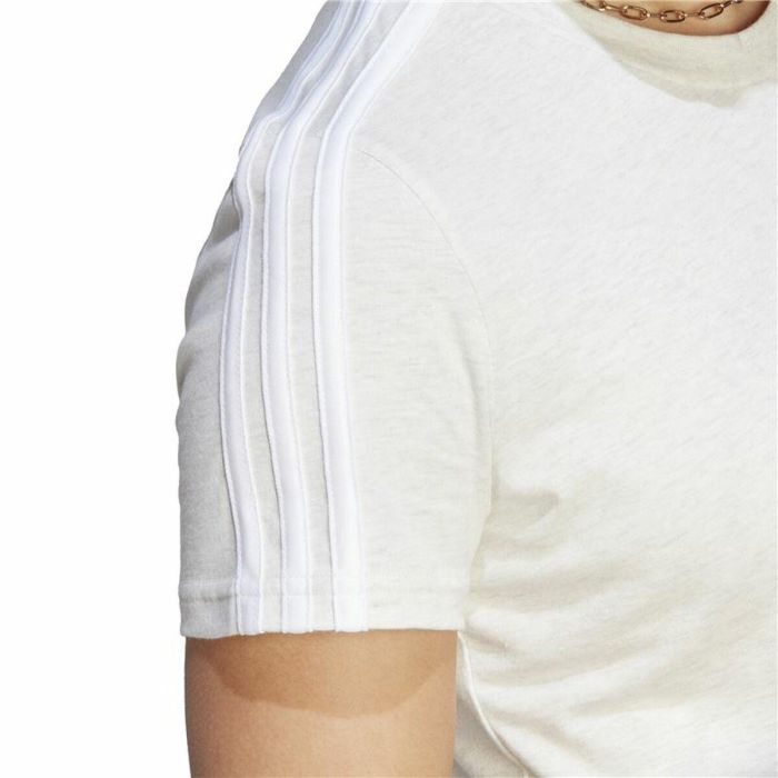 Camiseta de Manga Corta Mujer Adidas 3S Blanco 1