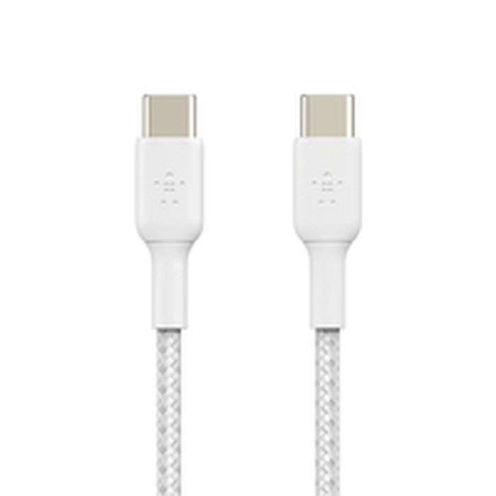 Cable USB-C Belkin CAB004BT2MWH2PK Blanco 2 m (2 Unidades) 9 Cable USB-C Belkin CAB004BT2MWH2PK Blanco 2 m (2 Unidades) 9