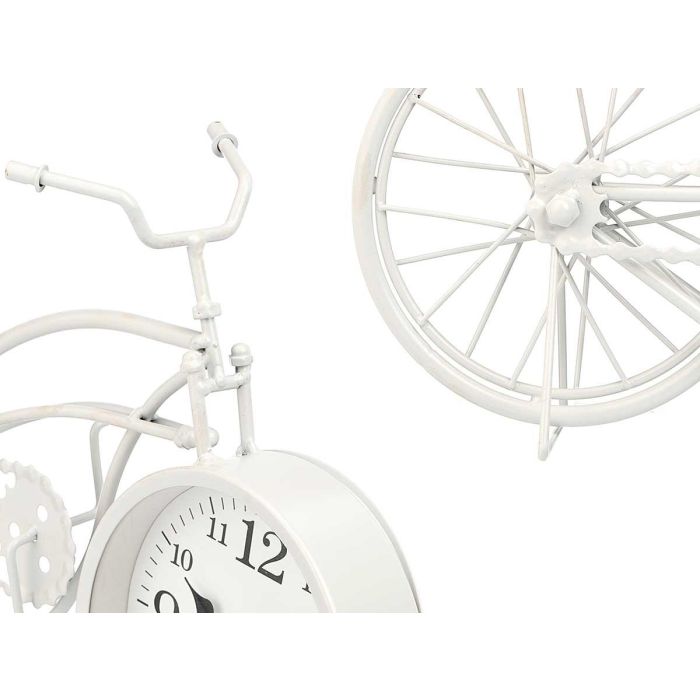Reloj Forja Bicicleta Blanco 22,5Cm Ancho Giftdecor (4 Unidades) 3 Reloj Forja Bicicleta Blanco 22,5Cm Ancho Giftdecor (4 Unidades) 3