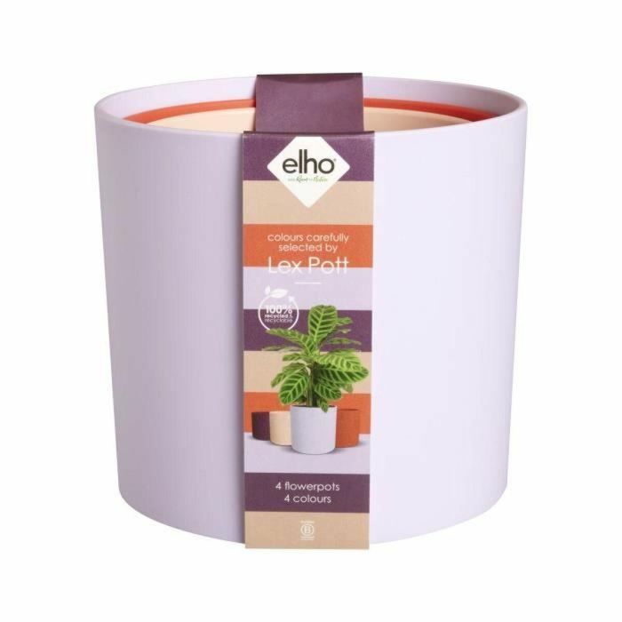 Maceta - Elho - Lex Pott - Set 15 - Morado Rojo Rosa Violeta - L 15 x An 14,8 x Al 14 cm - Interior - 100% reciclado 1 Maceta - Elho - Lex Pott - Set 15 - Morado Rojo Rosa Violeta - L 15 x An 14,8 x Al 14 cm - Interior - 100% reciclado 1
